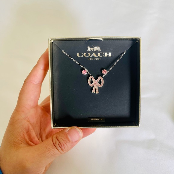 Coach Necklace and Earrings Gift Set - Picture 9 of 12
